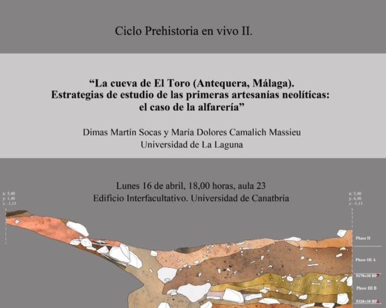 Conferencia Prehistoria-en-vivo-II-16-abril-2016. Dimas Martín Socas