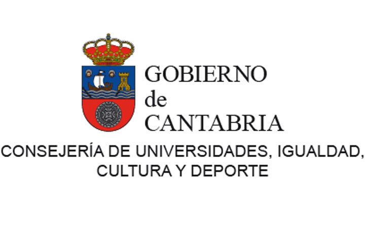 Logo Gobierno de Cantabria. Conserjería de Universidades, Igualdad, Cultura y Deporte
