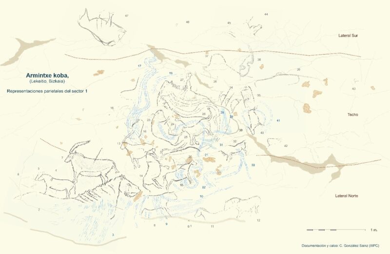 Representaciones parietales del sector 1