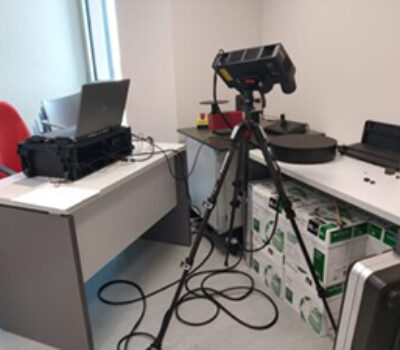 Análisis gráfico de materiales del IIIPC: Escáner 3D GOM ATOS Q