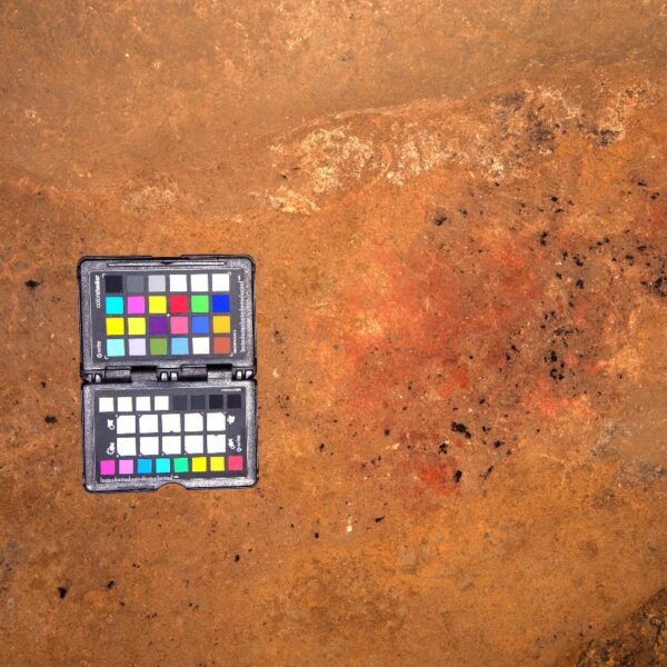 Restos de un fuego datado en el Magdaleniense superior.