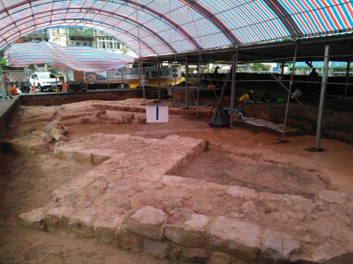 Cimientos de la Iglesia pertenecientes al Convento de Todos los Santos