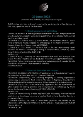 Programa 29 junio The Missing Plant