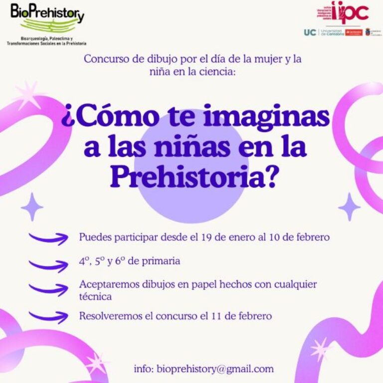 Concurso de dibujo ¿Cómo te imaginas a las niñas en el Prehistoria?