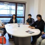 Estancia de varios estudiantes de Arqueología de la Universidad Nacional Santiago Antúnez de Mayolo (Huaraz, Perú).