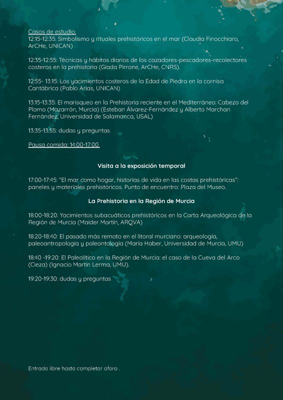 Jornada ArCHe en ARQVA. Programa