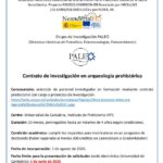 El grupo PALEO convoca un contrato de investigación en arqueología prehistórica