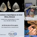 Campaña de excavación en el yacimiento de Axlor (Dima, Bizkaia). Del 26 de julio al 8 de agosto